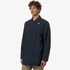 K-WAY Benny Ottoman - Jackets - 3/4 Length - Man - Blue Depth Store