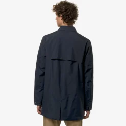 K-WAY Benny Ottoman - Jackets - 3/4 Length - Man - Blue Depth Store