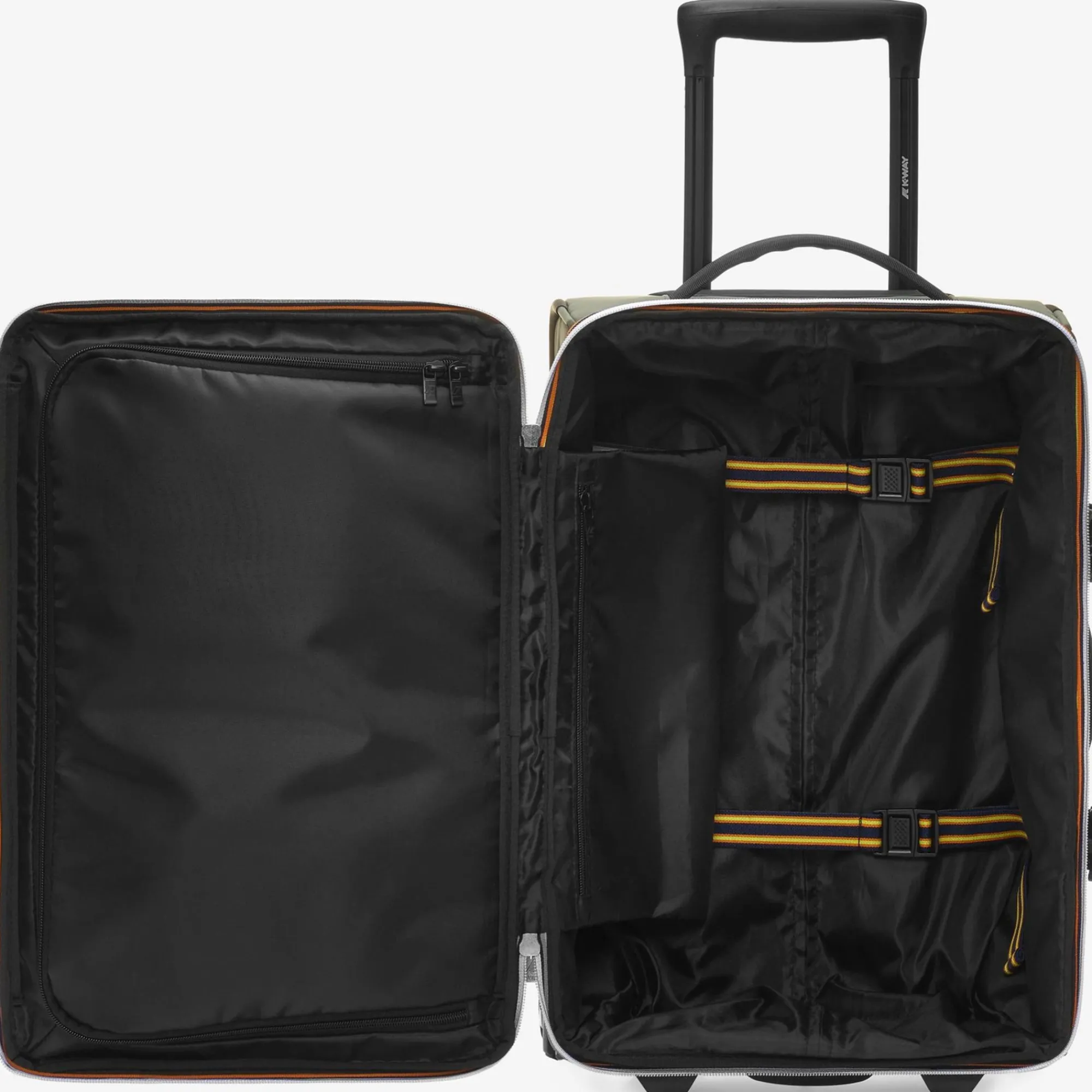 K-WAY Blossac S - Luggage Bags - Trolley - Unisex - Green Blackish-Black Pure Clearance