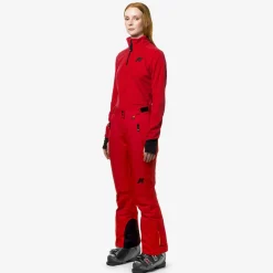 K-WAY Bonneval Micro Twill 2 Layers - Pants - Sport Trousers - Woman - Red Flash Sale
