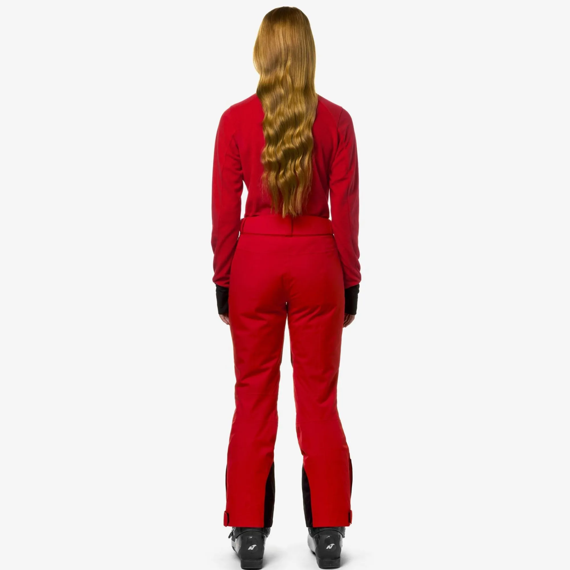 K-WAY Bonneval Micro Twill 2 Layers - Pants - Sport Trousers - Woman - Red Flash Sale