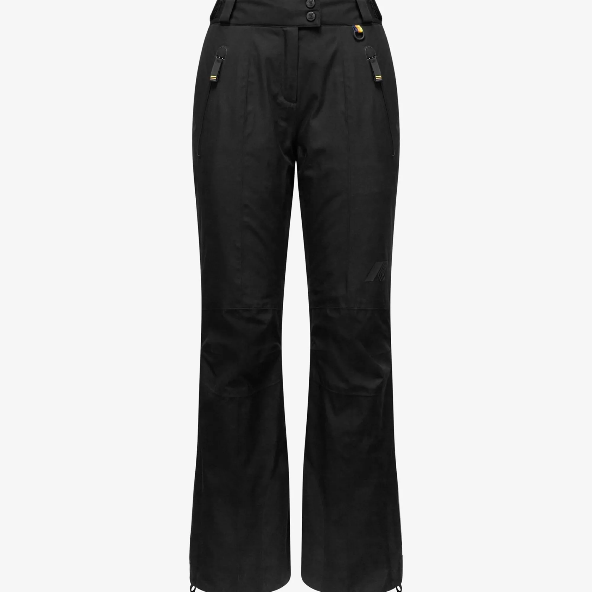 K-WAY Bonneval Micro Twill 2 Layers - Pants - Sport Trousers - Woman - Black Pure Best