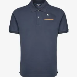 K-WAY Briac - Polo Shirts - Polo - Man - Blue Depth Shop