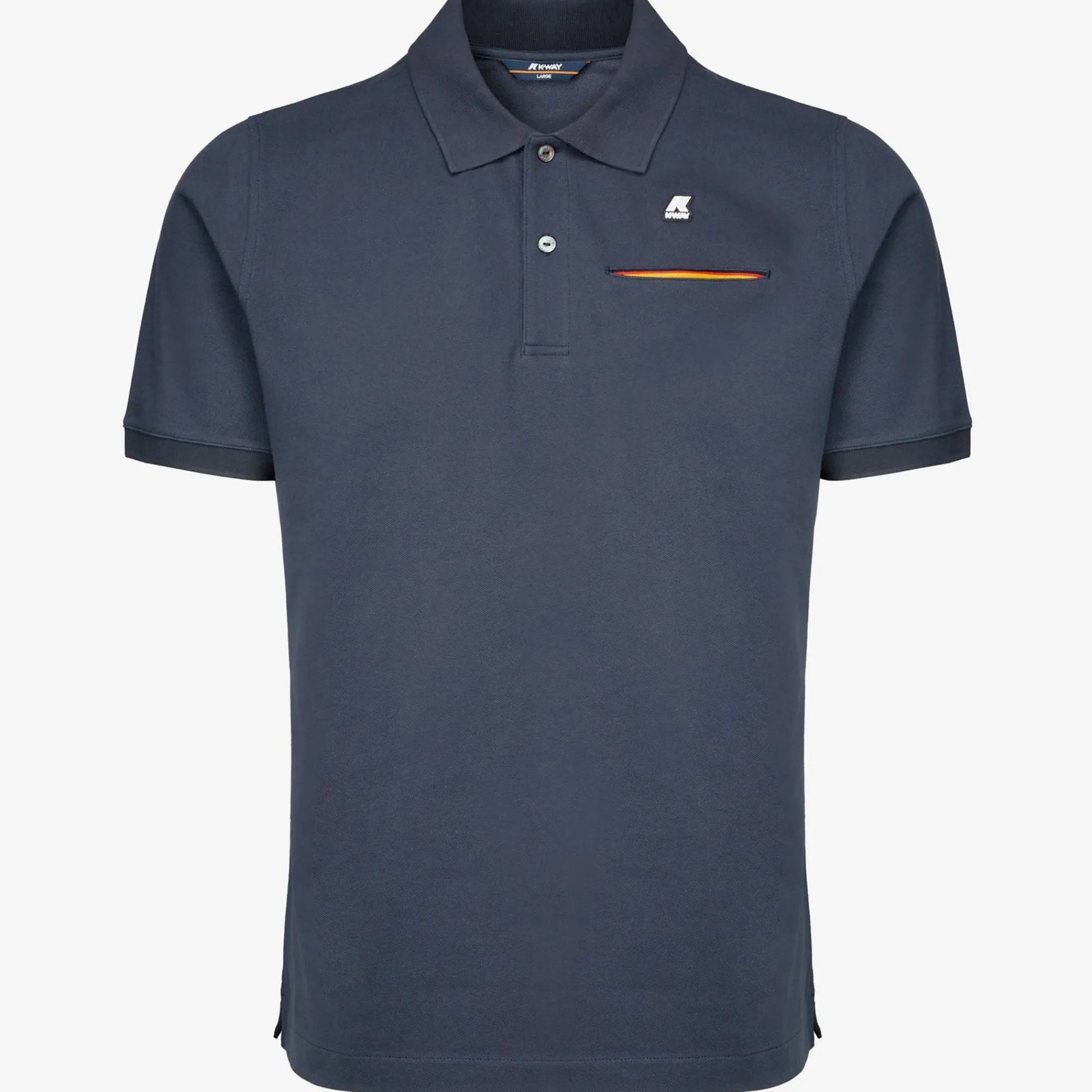 K-WAY Briac - Polo Shirts - Polo - Man - Blue Depth Shop