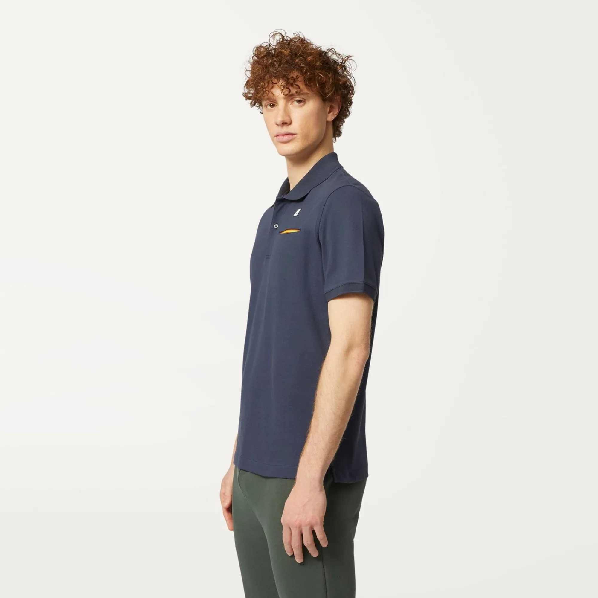 K-WAY Briac - Polo Shirts - Polo - Man - Blue Depth Shop