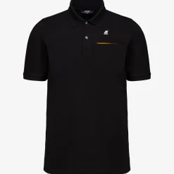 K-WAY Briac - Polo Shirts - Polo - Man - Black Pure Sale