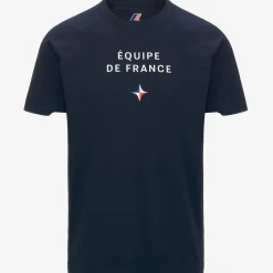 K-WAY Brombeis Orient Express Ac - T-Shirtstop - T-Shirt - Unisex - Blue Dress Cheap