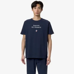 K-WAY Brombeis Orient Express Ac - T-Shirtstop - T-Shirt - Unisex - Blue Dress Cheap