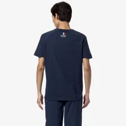 K-WAY Brombeis Orient Express Ac - T-Shirtstop - T-Shirt - Unisex - Blue Dress Cheap