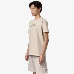 K-WAY Brombeis Orient Express Ac - T-Shirtstop - T-Shirt - Unisex - Grey Vapor Flash Sale