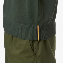 K-WAY Brou - Knitwear - Pullover - Man - Green A-Blue I Sale