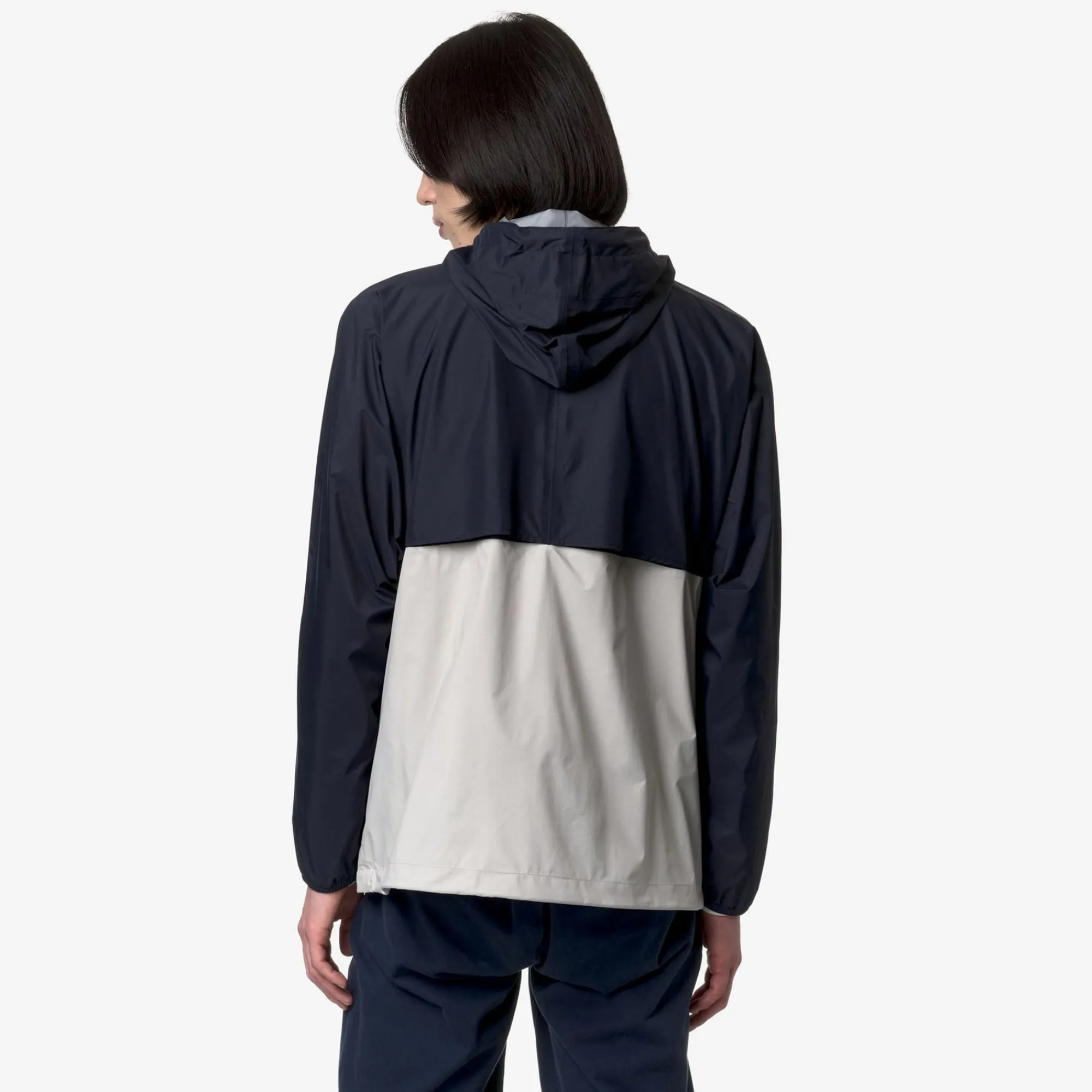 K-WAY Claude 1975 Hurricane - Jackets - Mid - Unisex - Blue Depth-Lt Beige Best