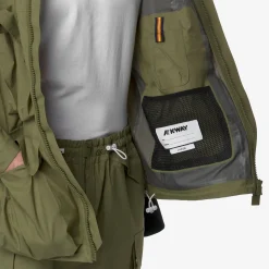 K-WAY Claudel-Shell - Jackets - Mid - Unisex - Green Sphagnum Discount