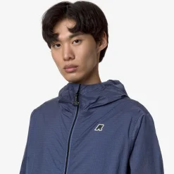 K-WAY Cleon Nylon Ripstop - Jackets - Short - Unisex - Blue Fiord Ripstop Online
