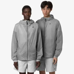 K-WAY Cleon Nylon Ripstop - Jackets - Short - Unisex - Grey Ash Ripstop Online