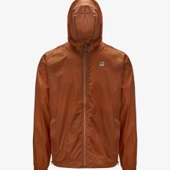 K-WAY Cleon Nylon Ripstop - Jackets - Short - Unisex - Orange Copper Ripstop Store
