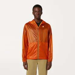 K-WAY Cleonard Light Micro Ripstop - Jackets - Mid - Man - Orange Russet Shop