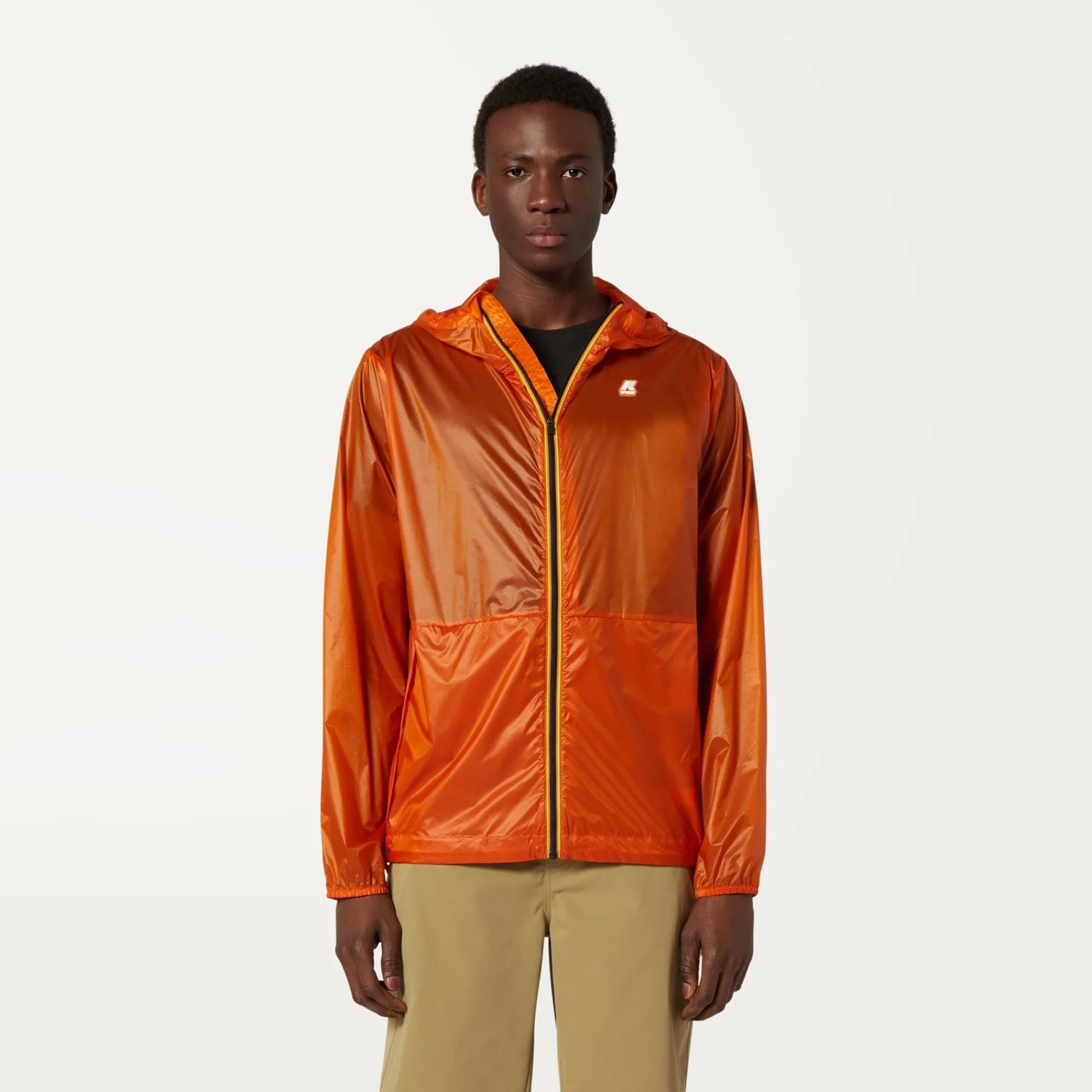 K-WAY Cleonard Light Micro Ripstop - Jackets - Mid - Man - Orange Russet Shop