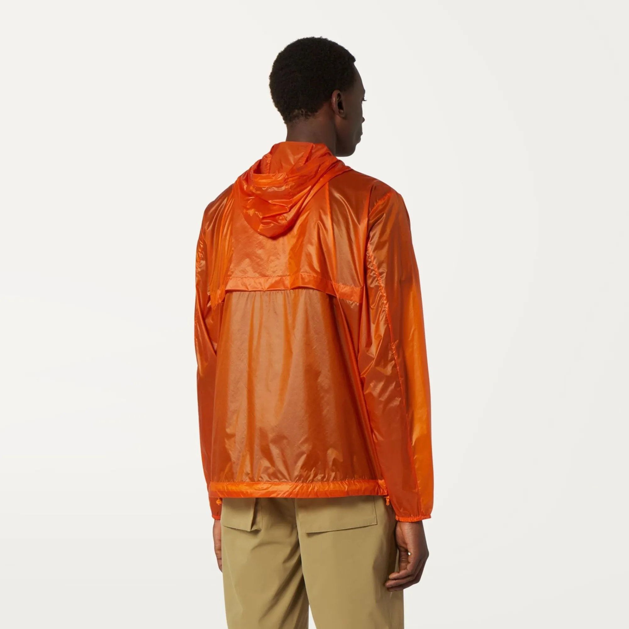 K-WAY Cleonard Light Micro Ripstop - Jackets - Mid - Man - Orange Russet Shop