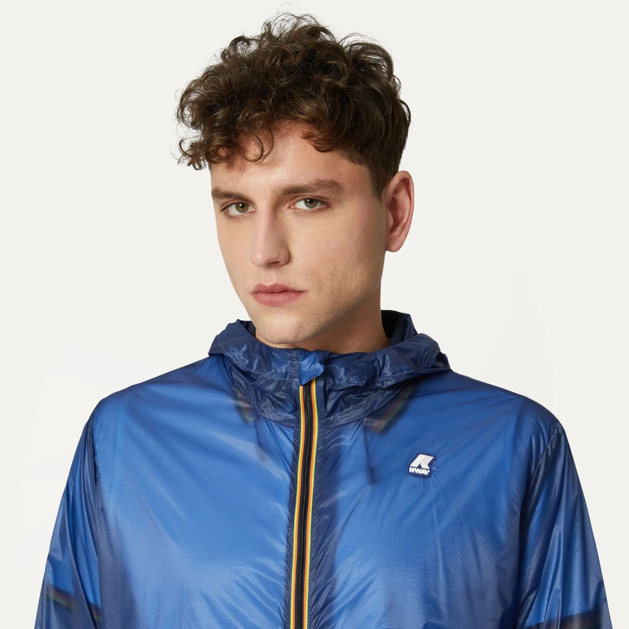 K-WAY Cleonard Light Micro Ripstop - Jackets - Mid - Man - Blue Sapphire New