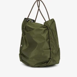 K-WAY Colinne - Bags - Shoulder Bag - Unisex - Green Sphagnum Shantung Flash Sale