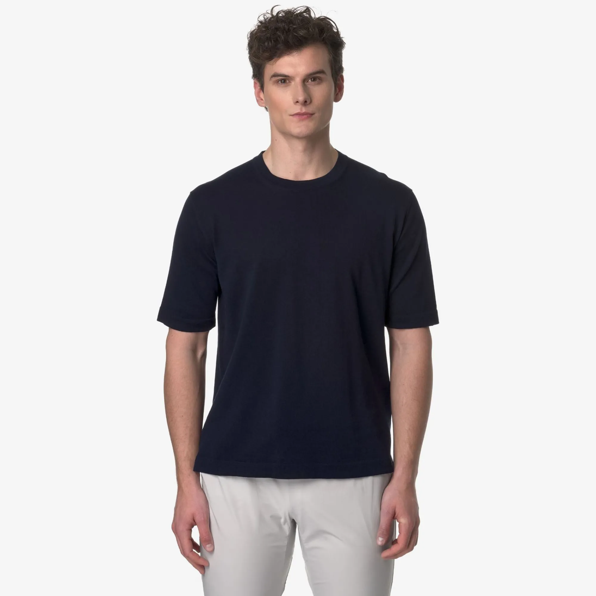 K-WAY Combe - Knitwear - Pullover - Man - Blue Depth Cheap