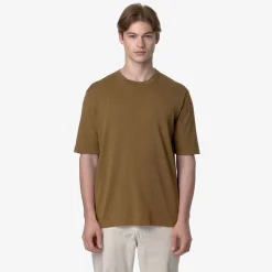 K-WAY Combe - Knitwear - Pullover - Man - Brown Corda Flash Sale