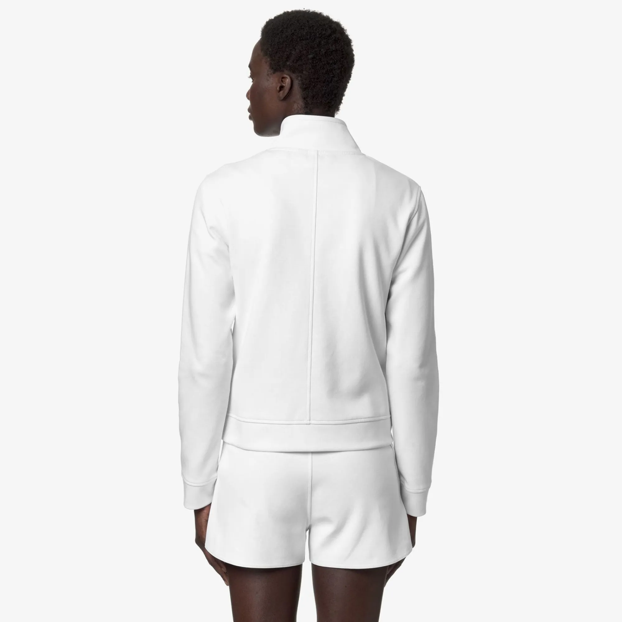 K-WAY Cyrielle Interlock - Fleece - Jacket - Woman - White Best