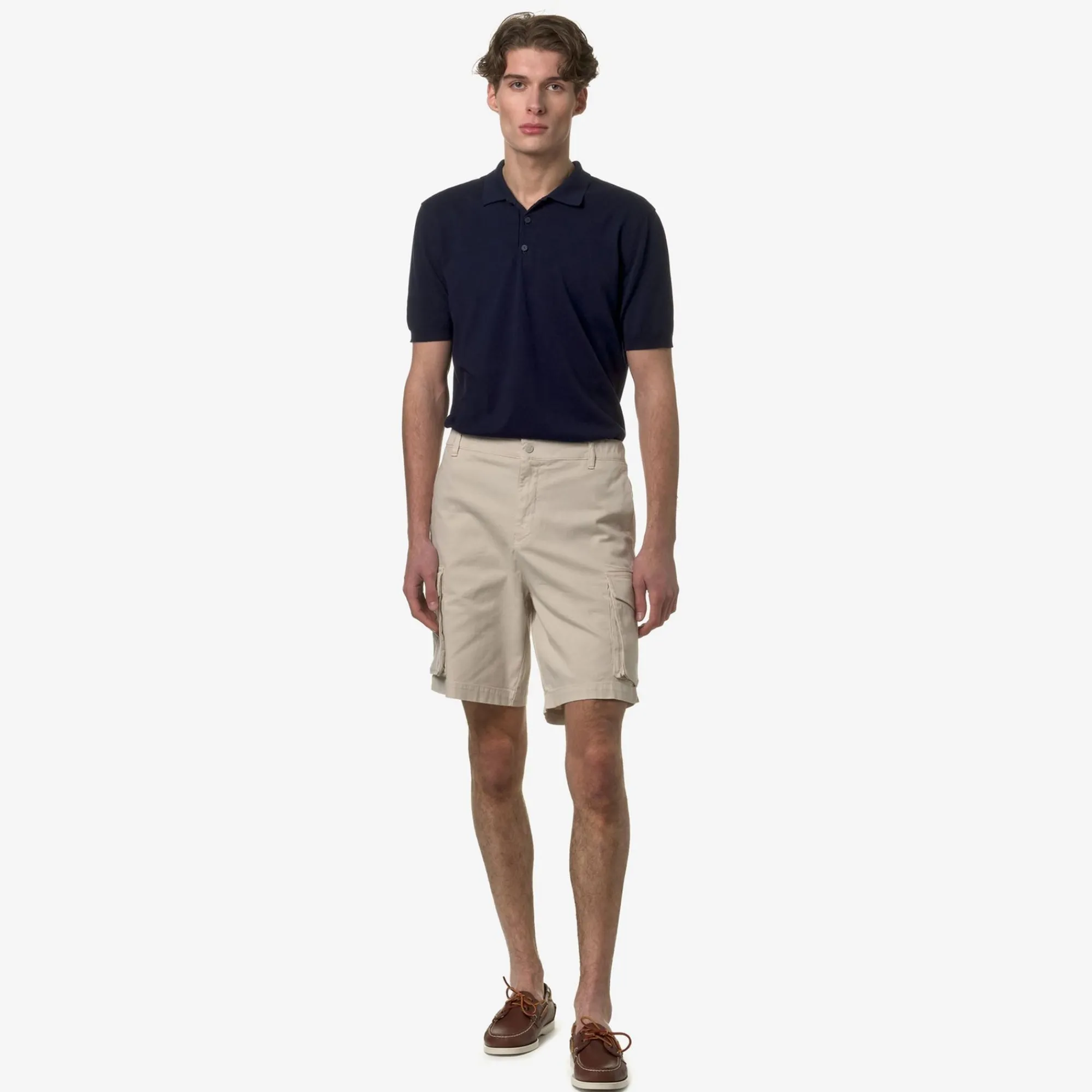 K-WAY Davon - Shorts - Cargo - Man - Beige Lt Outlet