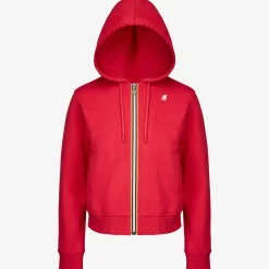 K-WAY Deline - Fleece - Jacket - Woman - Red Berry Fashion
