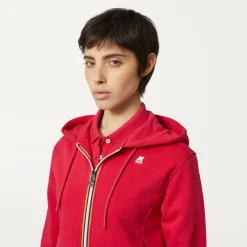 K-WAY Deline - Fleece - Jacket - Woman - Red Berry Fashion