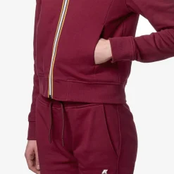 K-WAY Deline - Fleece - Jacket - Woman - Red Dk Flash Sale