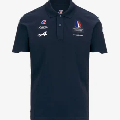 K-WAY Drosay Orient Express Team Ac - Polo Shirts - Polo - Unisex - Blue Dress Fashion