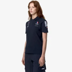 K-WAY Drosay Orient Express Team Ac - Polo Shirts - Polo - Unisex - Blue Dress Sale