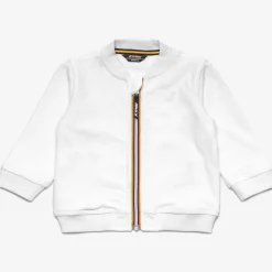 K-WAY E. Amaurice Sponge - Fleece - Jacket - Kid Unisex - White Clearance