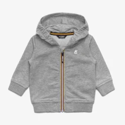 K-WAY E. Anthony Fleece - Fleece - Jacket - Kid Unisex - Grey Mel Flash Sale