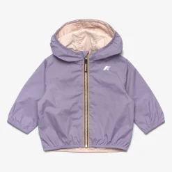 K-WAY E. Jake Plus.2 Reversible - Jackets - Short - Kid Unisex - Violet Glicine-Pink Gardenia Outlet