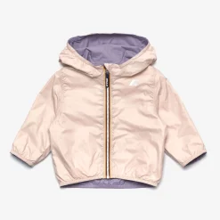 K-WAY E. Jake Plus.2 Reversible - Jackets - Short - Kid Unisex - Violet Glicine-Pink Gardenia Outlet