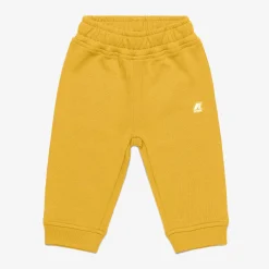 K-WAY E. Mick Fleece - Pants - Sport Trousers - Kid Unisex - Yellow Mimosa Cheap