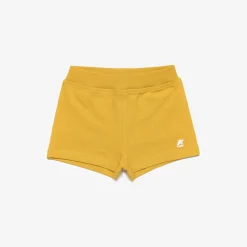 K-WAY E. Noisette Pique - Shorts - Sportshorts - Kid Unisex - Yellow Mimosa Store