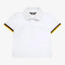 K-WAY E. Vincent Contrast - Polo Shirts - Polo - Kid Unisex - White Store