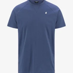 K-WAY Edwing - T-Shirtstop - T-Shirt - Man - Blue Fiord Store