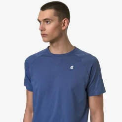 K-WAY Edwing - T-Shirtstop - T-Shirt - Man - Blue Fiord Store