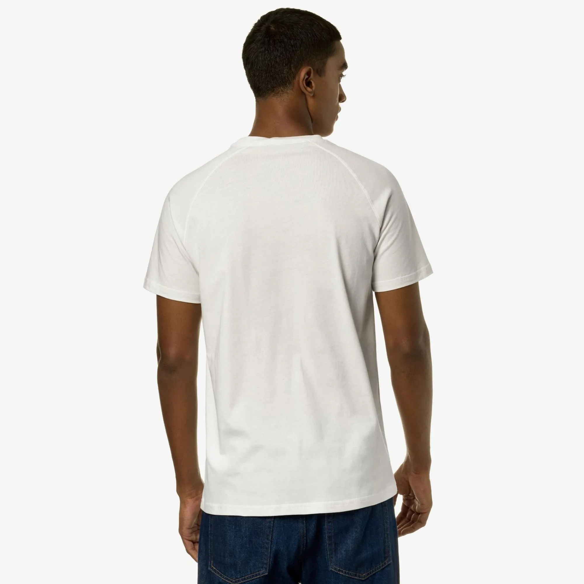 K-WAY Edwing - T-Shirtstop - T-Shirt - Man - White Gardenia Flash Sale