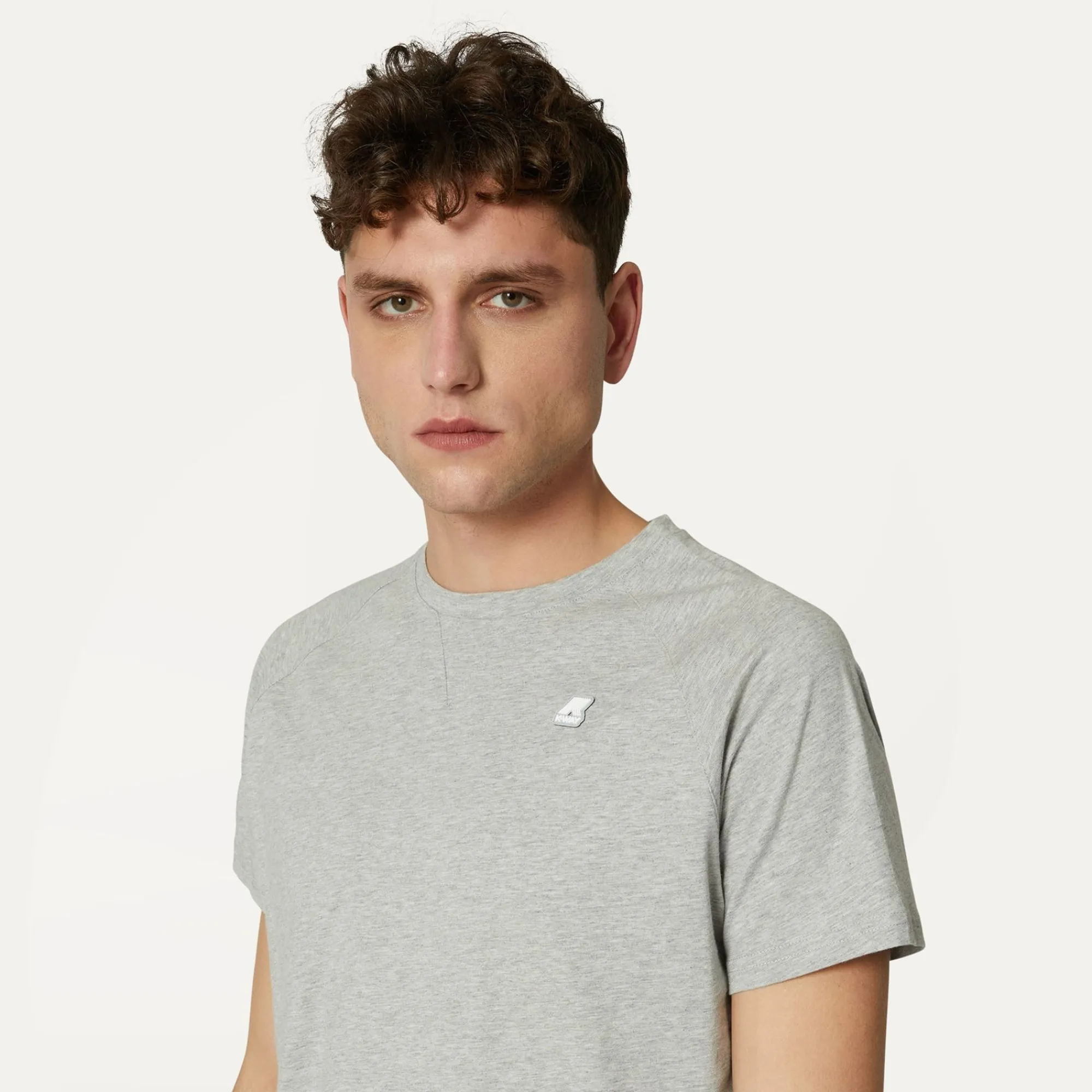 K-WAY Edwing - T-Shirtstop - T-Shirt - Man - Grey Mel Fashion