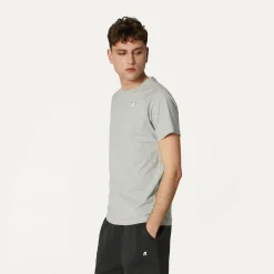 K-WAY Edwing - T-Shirtstop - T-Shirt - Man - Grey Mel Fashion