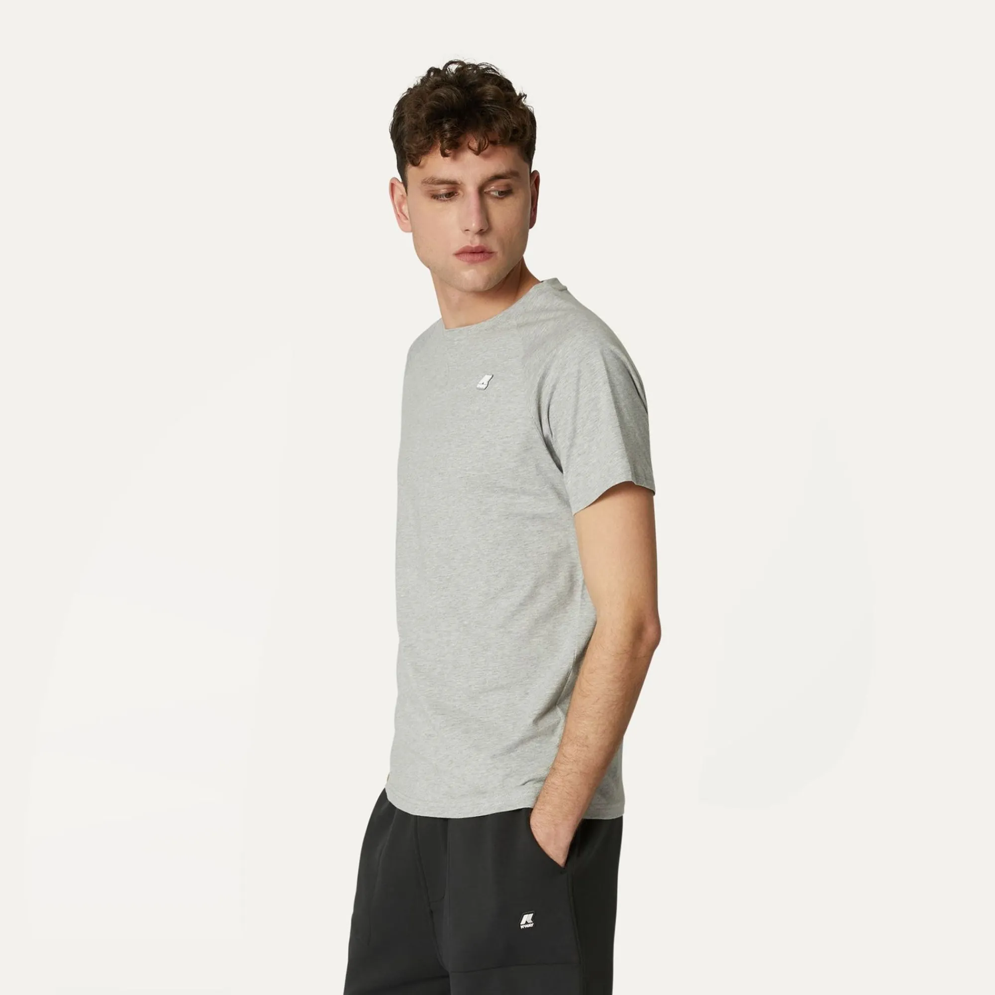 K-WAY Edwing - T-Shirtstop - T-Shirt - Man - Grey Mel Fashion