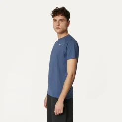 K-WAY Edwing - T-Shirtstop - T-Shirt - Man - Blue Indigo New