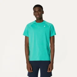 K-WAY Edwing - T-Shirtstop - T-Shirt - Man - Green Marine Fashion