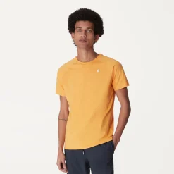 K-WAY Edwing - T-Shirtstop - T-Shirt - Man - Yellow Lt Jurassic Clearance